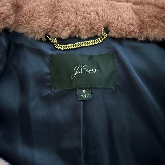 J.Crew Faux Fur coat. - Picture 6 of 6